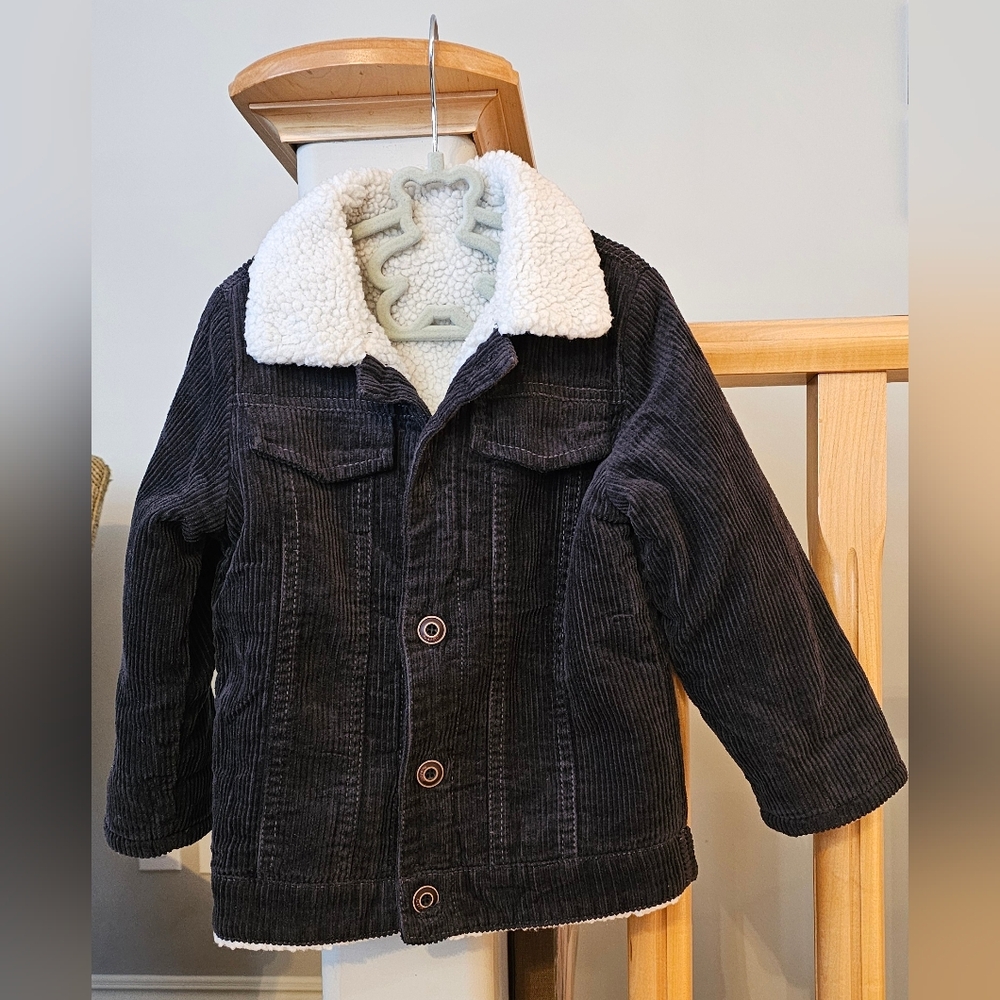 Sherpa Lined Winter Coat size 2/3